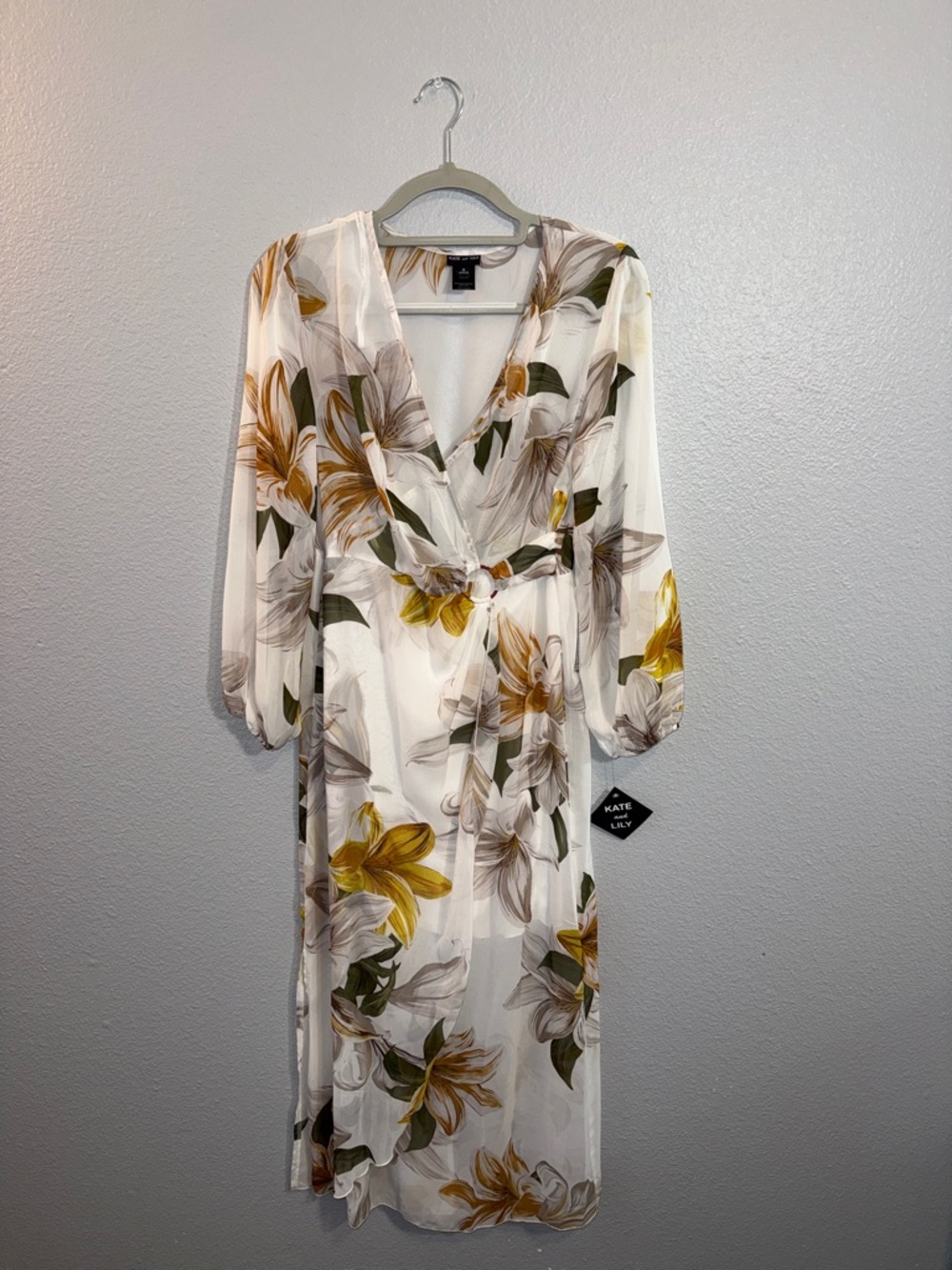 Floral Wrap Maxi Dress